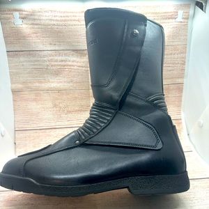 Motorcycle boots BMW motorrad black Italian leather